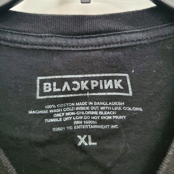 BLACKPINK Lovesick Girls K-Pop Idol DIY Cropped Graphic Band Tee‎ Adult Size XL - Picture 4 of 5